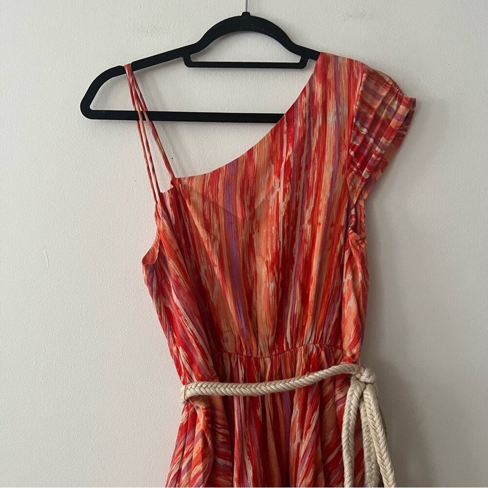 Free People Asymmetric Printed Belted Mini Dress - Picture 5 of 9